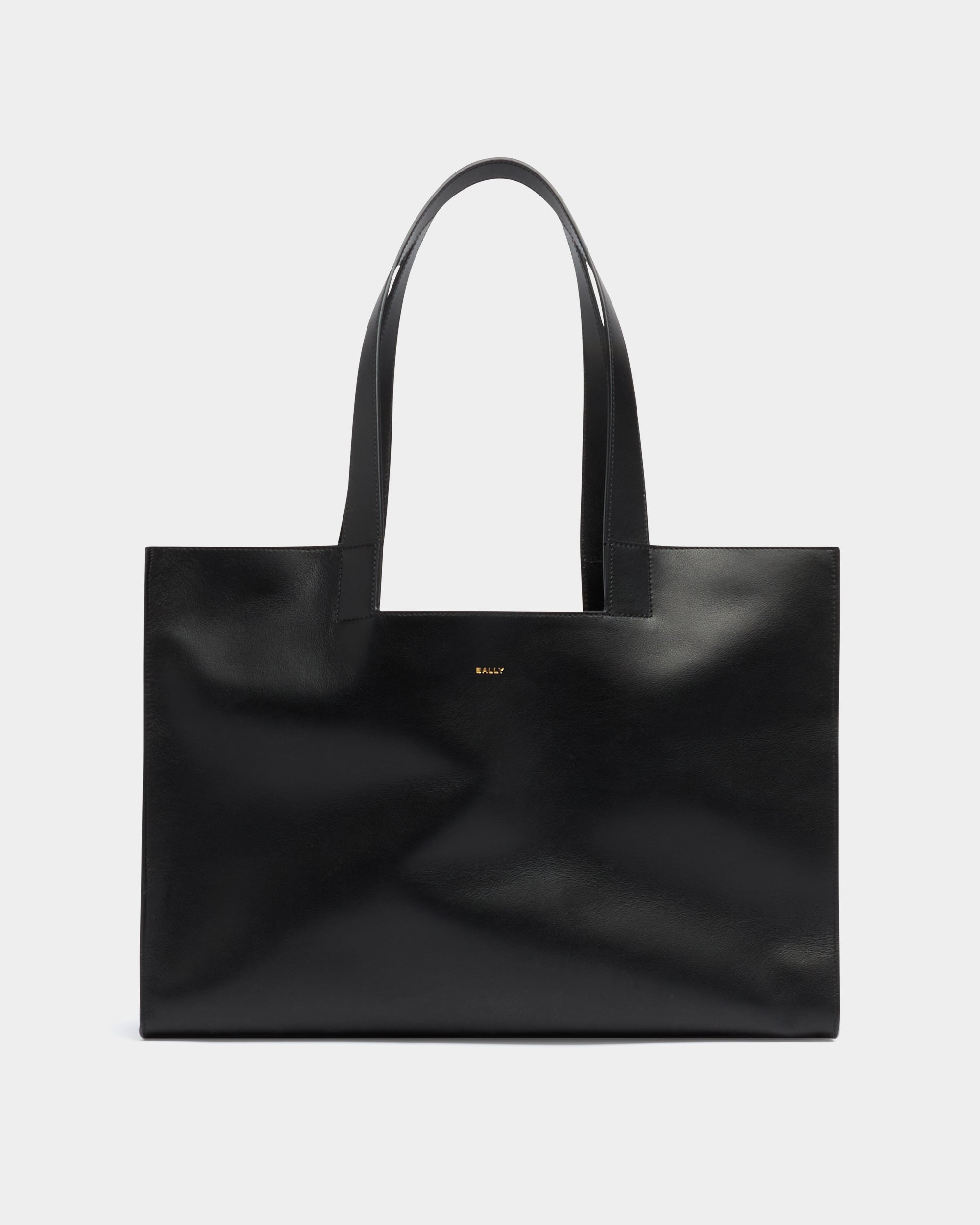 Easy Bally | Women's Tote Bag in Black Leather | Bally – Bally