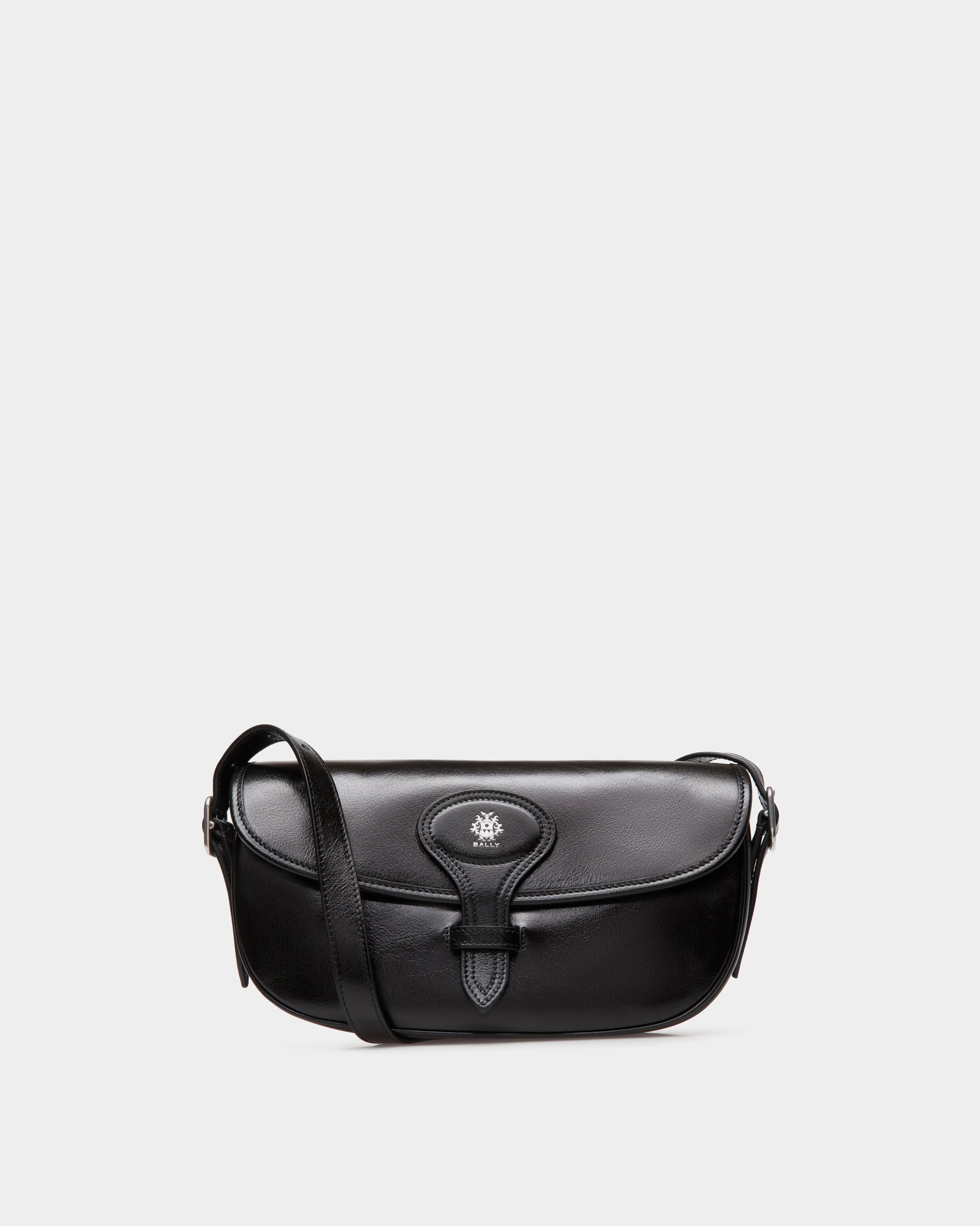 Beckett | Women's Crossbody Bag in Black Leather | Bally