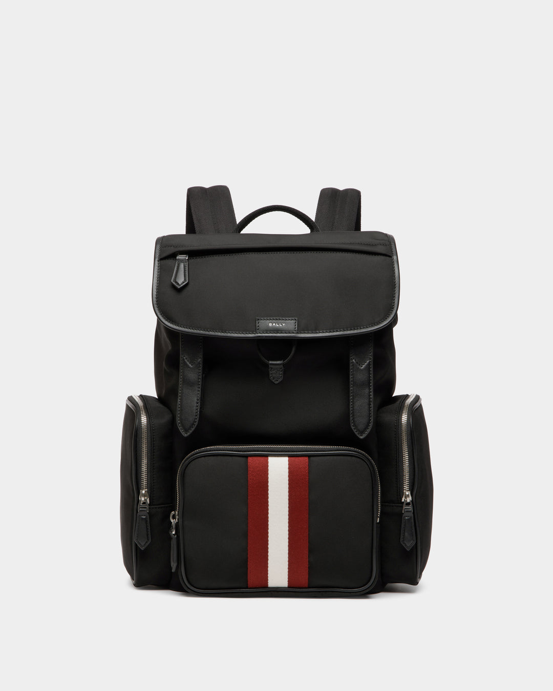 bally mini backpack Code | Men's Backpack in Black Nylon