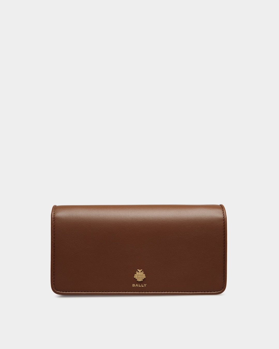 Bally Essential | Women's Phone Wallet in Brown Leather | Bally