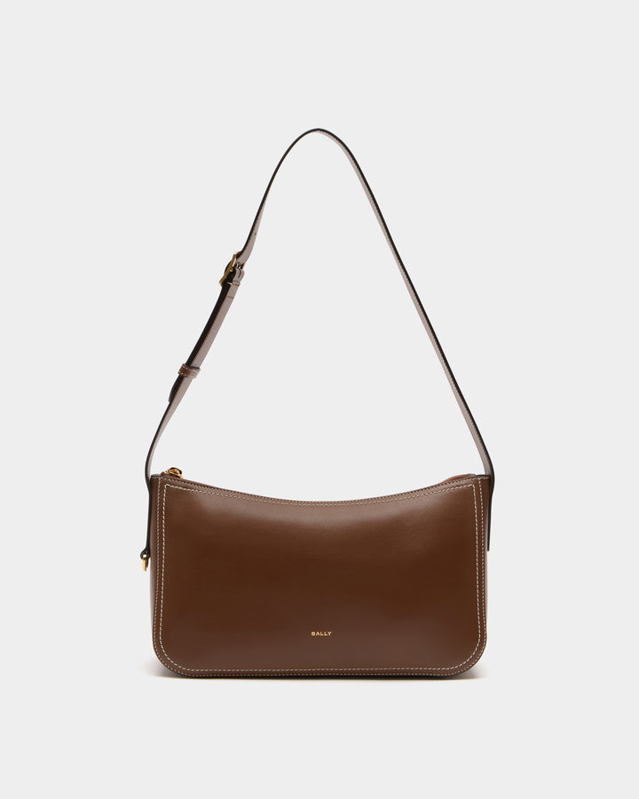 Easy Bally | Women's Shoulder Bag in Brown Leather | Bally – Bally