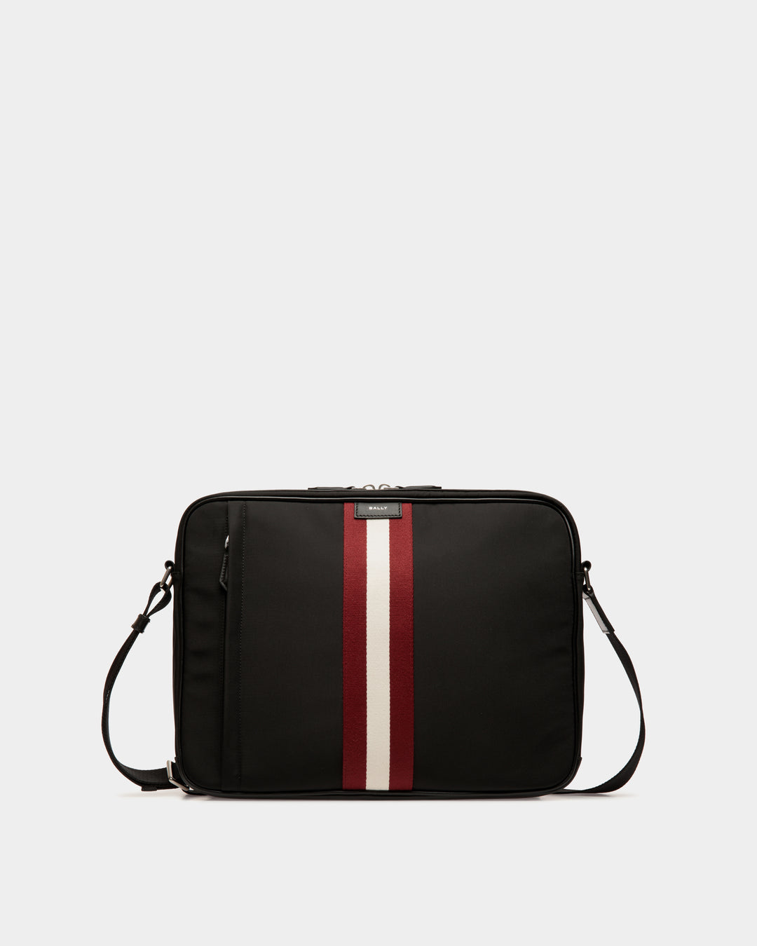 BALLY｜ ( (MAC04RNY286-U901P)) Black stripe-detailed bag Bally - men - BALLY