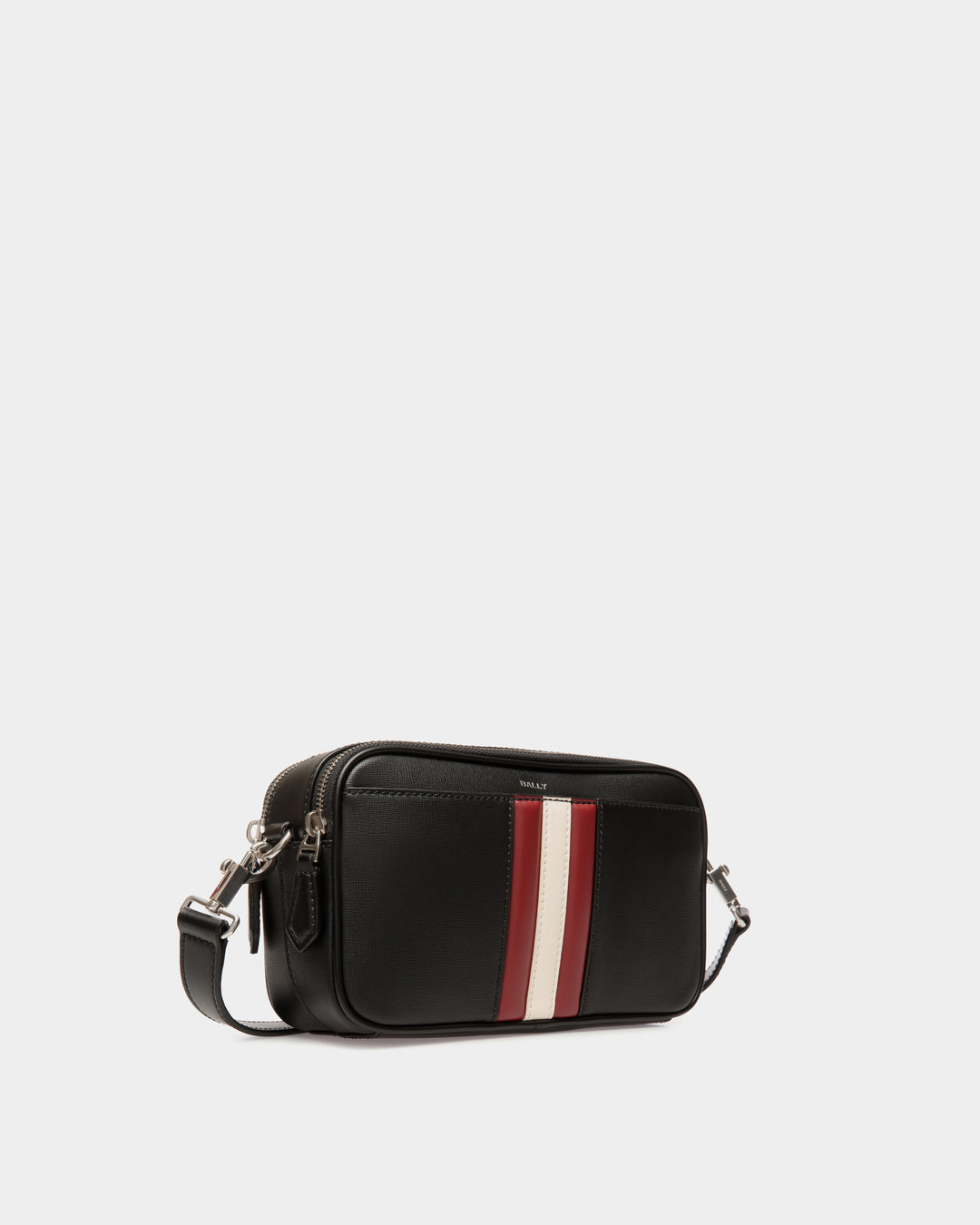 Mythos | Men's Crossbody Bag in Black Recycled Leather