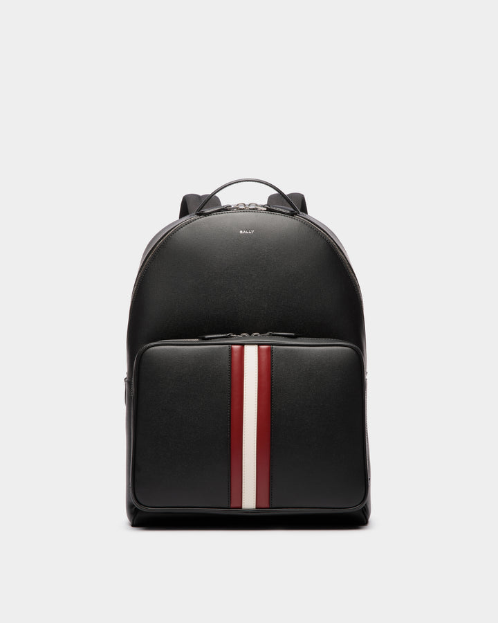 Mythos | Men's Backpack In Black Recycled Leather