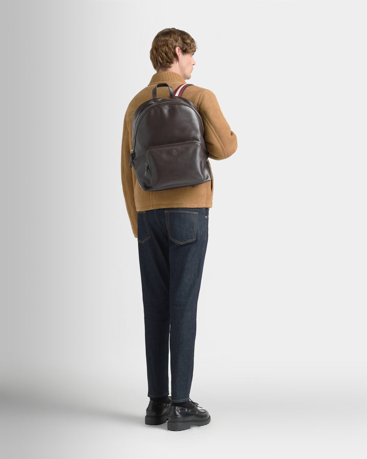 Ray | Men's Backpack in Chocolate Leather