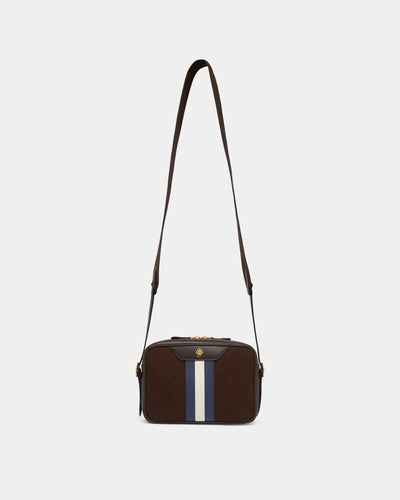 Beckett Crossbody Bag in Brown Cotton Canvas-6312180-(1)-Bally Indonesia.