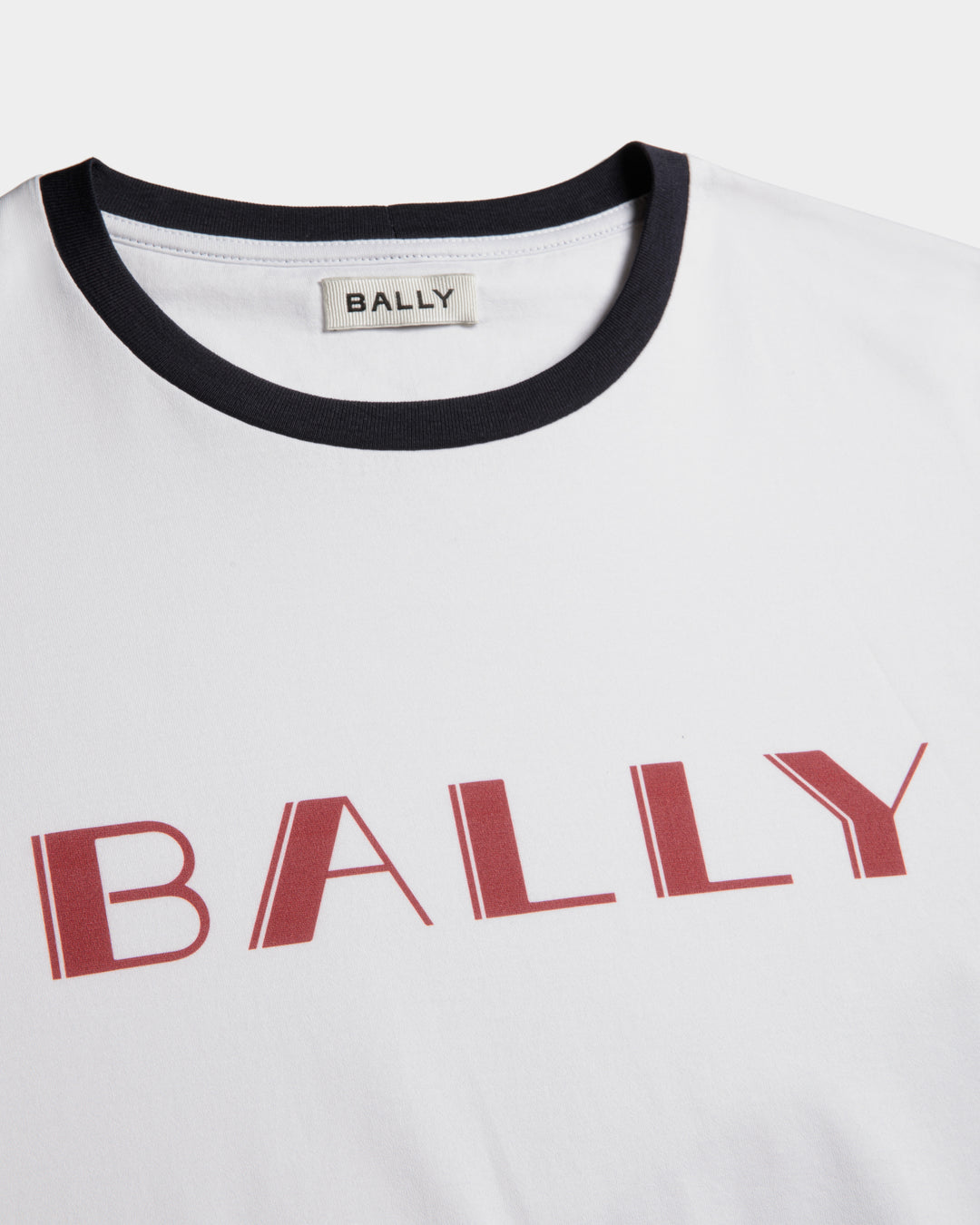 Summer Capsule Men s T Shirt In White Cotton Bally Bally Indonesia