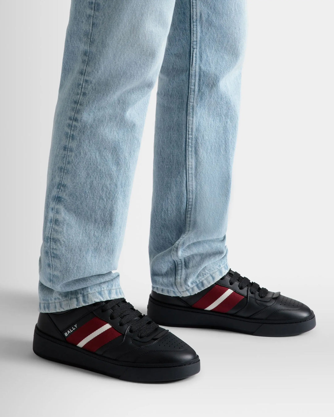 Raise | Men's Sneaker in Black Leather | Bally – Bally