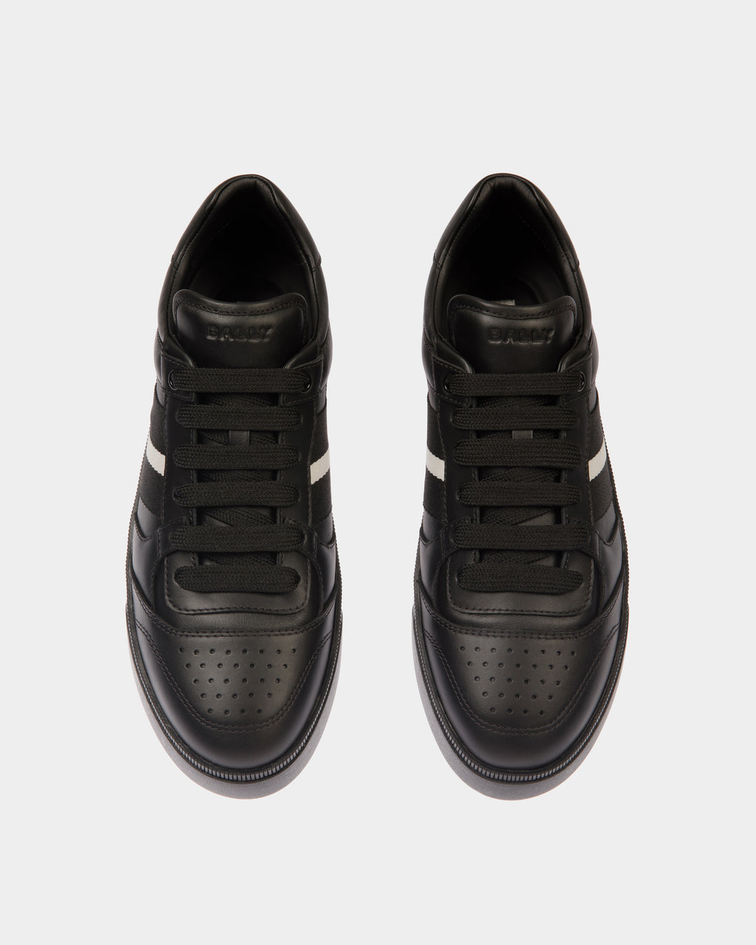 Raise | Men's Sneaker in Black Leather | Bally – Bally Raise | Men's Sneaker in Black Leather | Bally – Bally