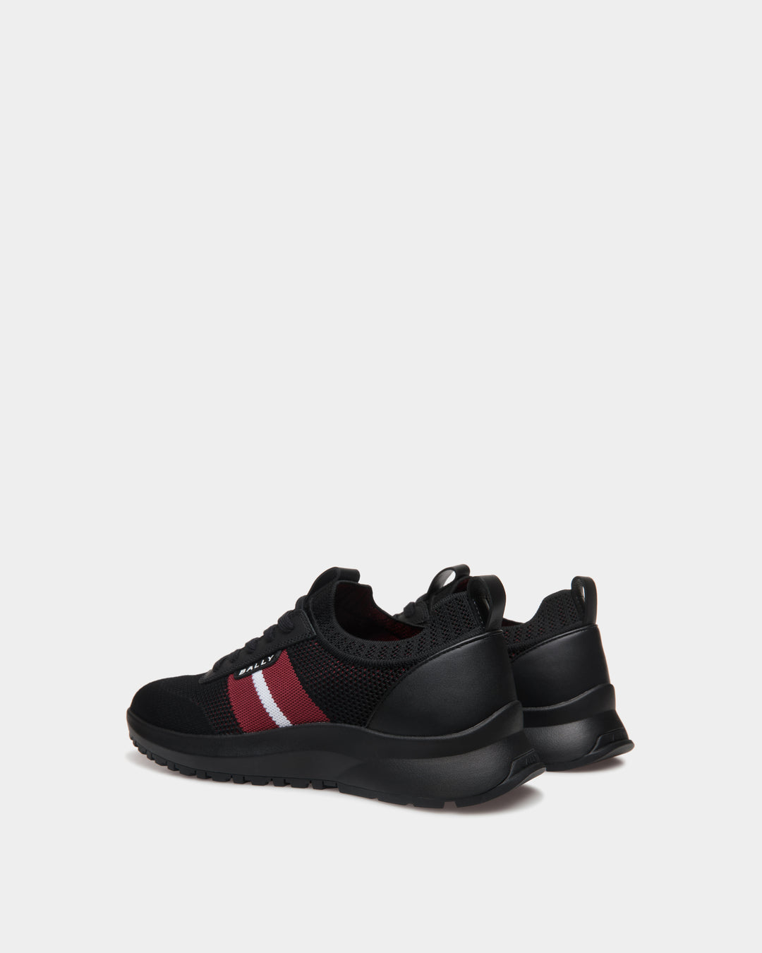 靴 BALLY Bally Frenz Men's 6230484 Ink Perforated Leather Sneakers