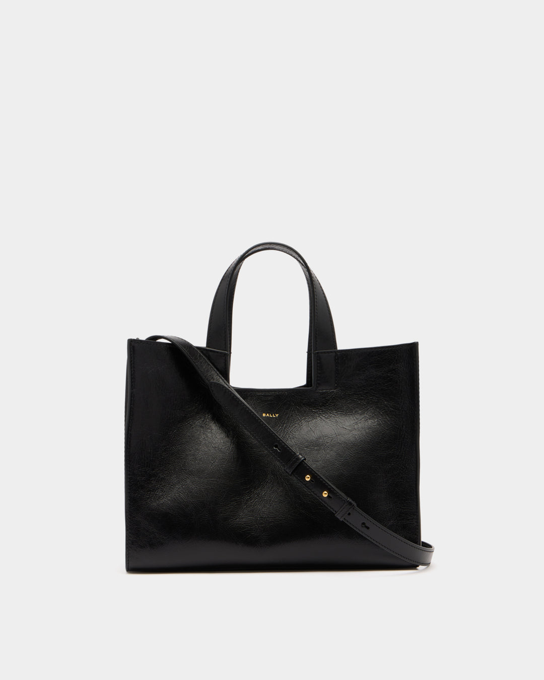 Easy Bally | Women's Tote Bag in Black Leather | Bally – Bally