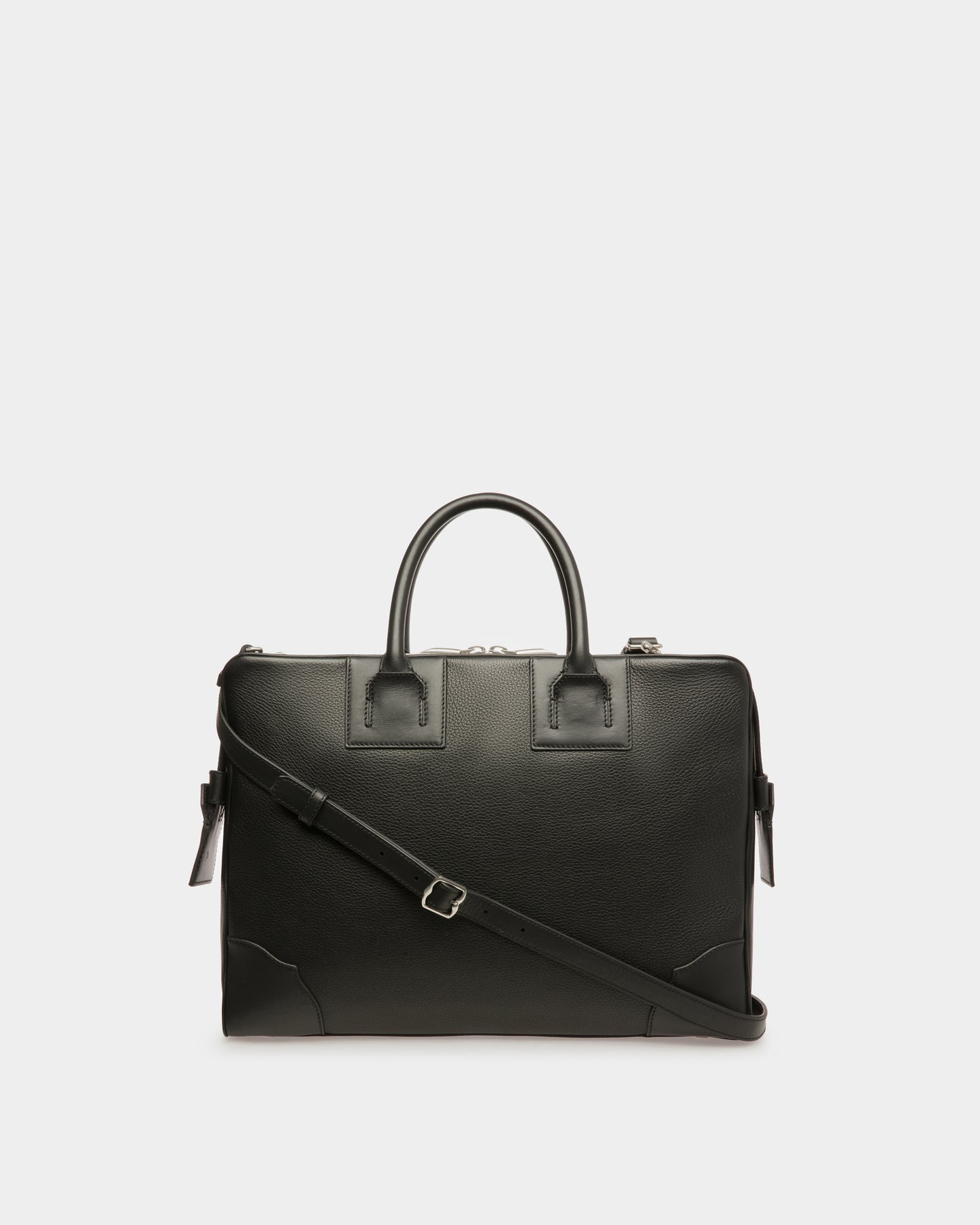 Loewe Goya Thin Leather Briefcase Bag in Black for Men