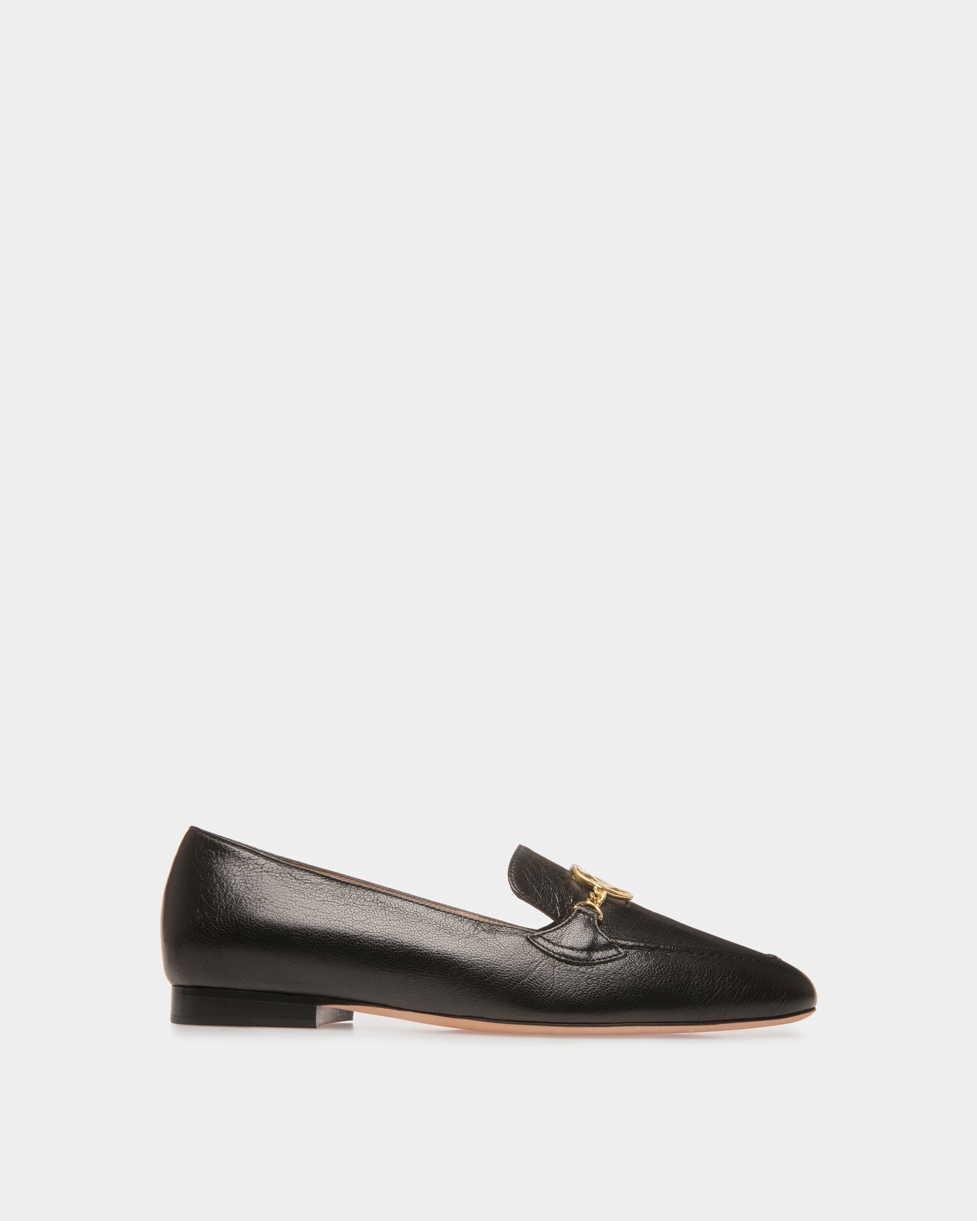 Obrien | Women's Flats | Black Leather | Bally – Bally Indonesia.