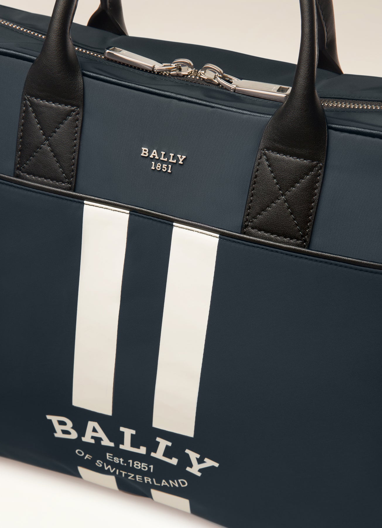 Faldy | Mens Business Bag | Navy Nylon | Bally – Bally Indonesia.